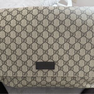 Gucci Beige and Brown Monogram Tote